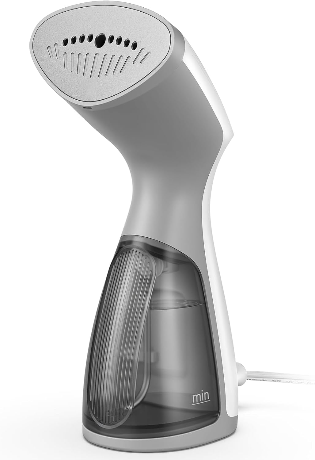 BEAUTURAL dual-voltage travel steamer shown with its compact body