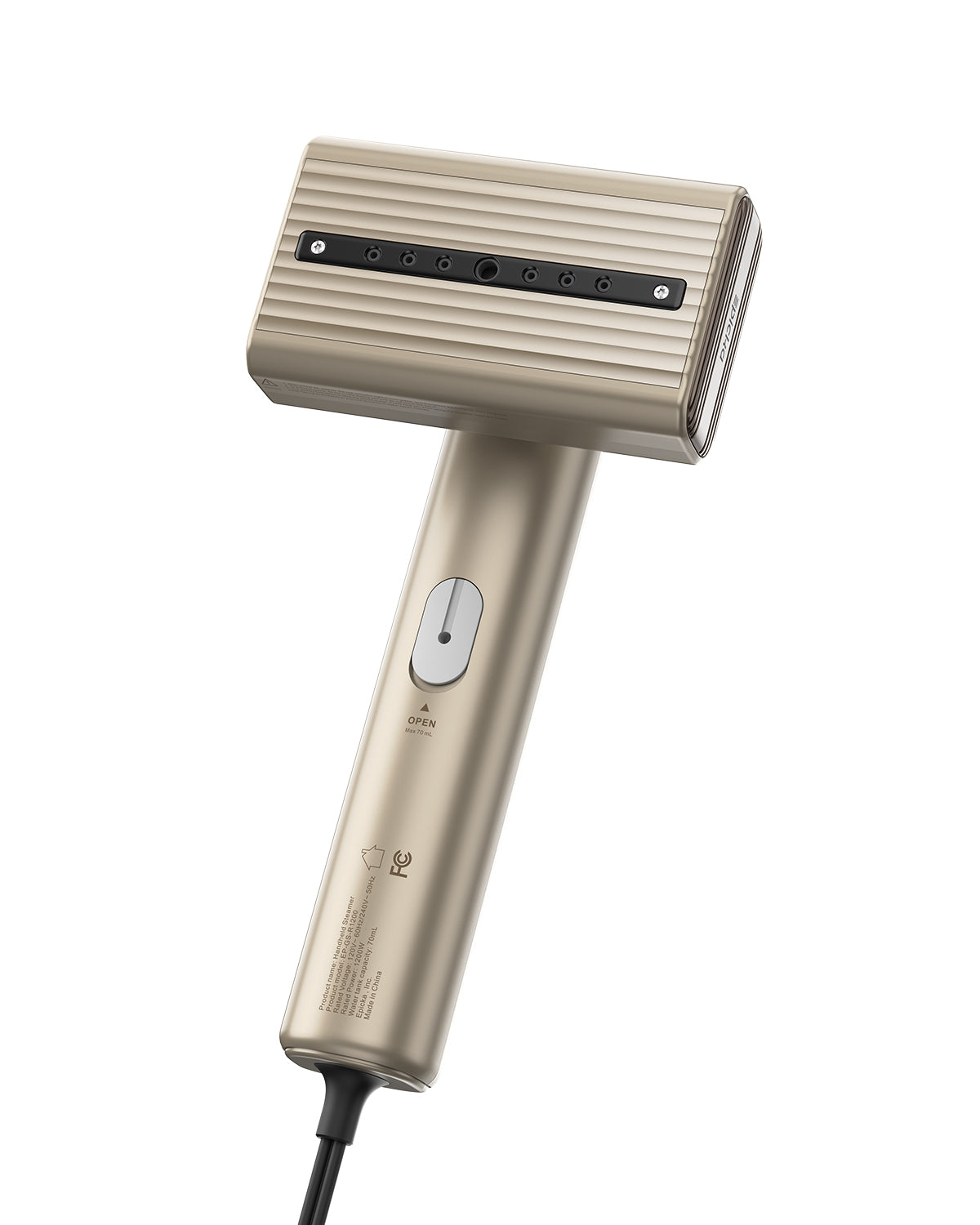 Epicka EP-GS-R1200 global travel steamer with dual-position head